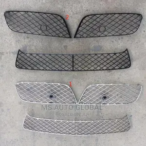 Bentley Gt and Continental Bumper Grille Black and Sliver