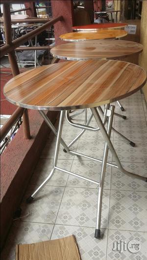 Set Wooden/Stainless Chair and Table