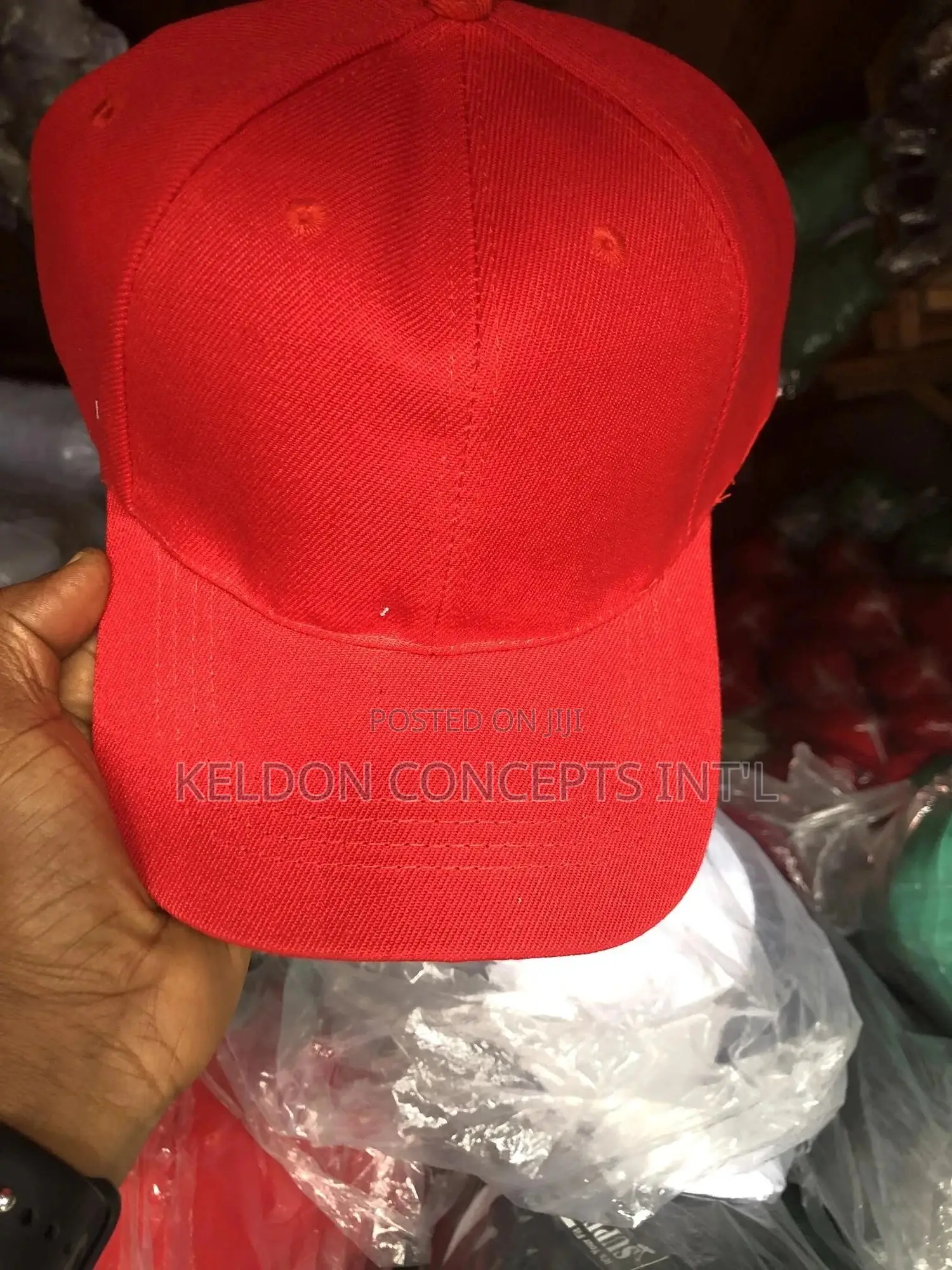 Wholesale Cotton Face Cap in Different Colors 500pcs