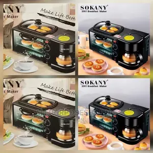 Sokany 3 in 1 Breakfast Maker