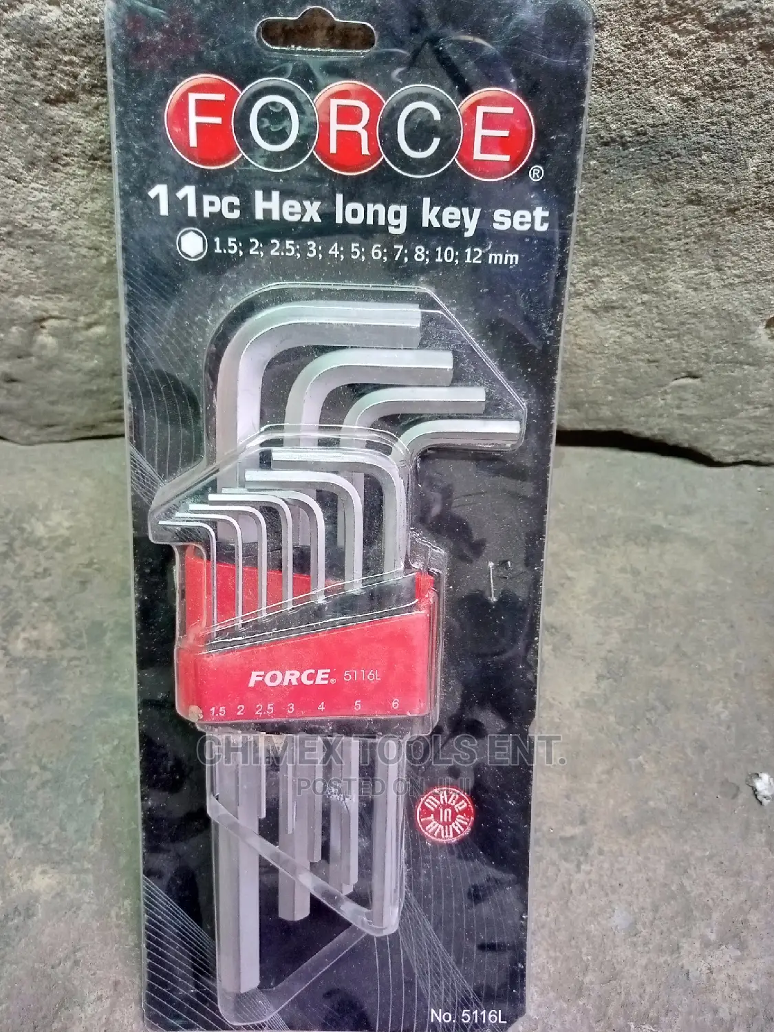 Hand Allen Key Wrench Set