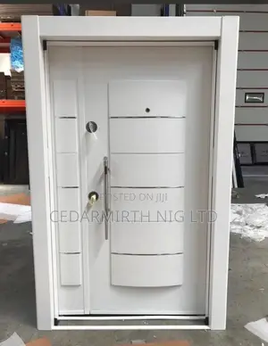 4ft White Security Door