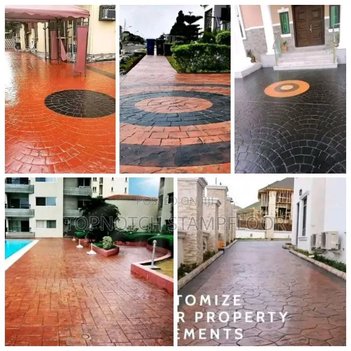 Standard Walk Way Drive Way Concrete Floor Design Services
