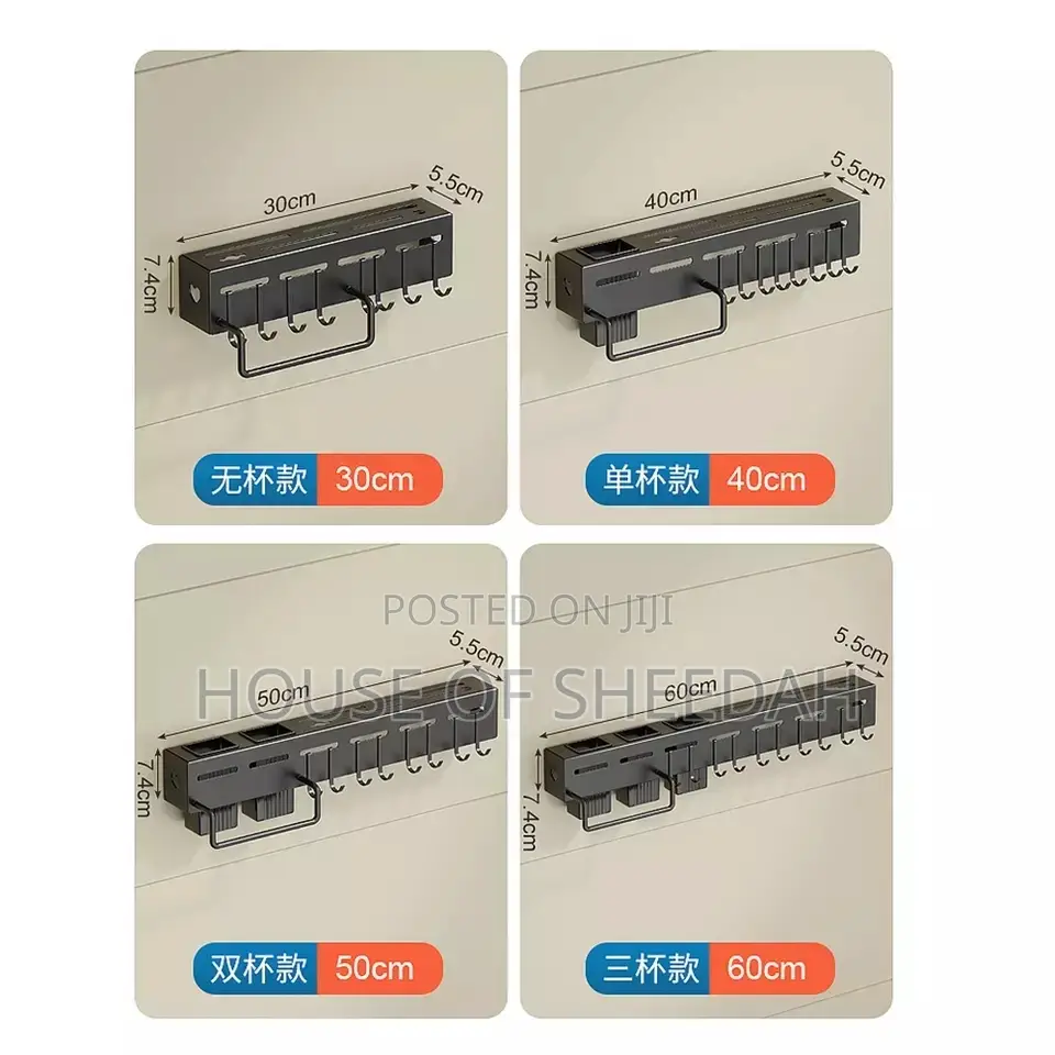 60cm Wall Hanging Kitchen Knife Holder Knife Organizer