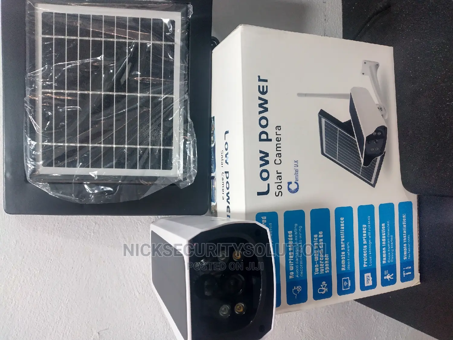 Double Solar Powered 4g CCTV Camera Wireless Connection