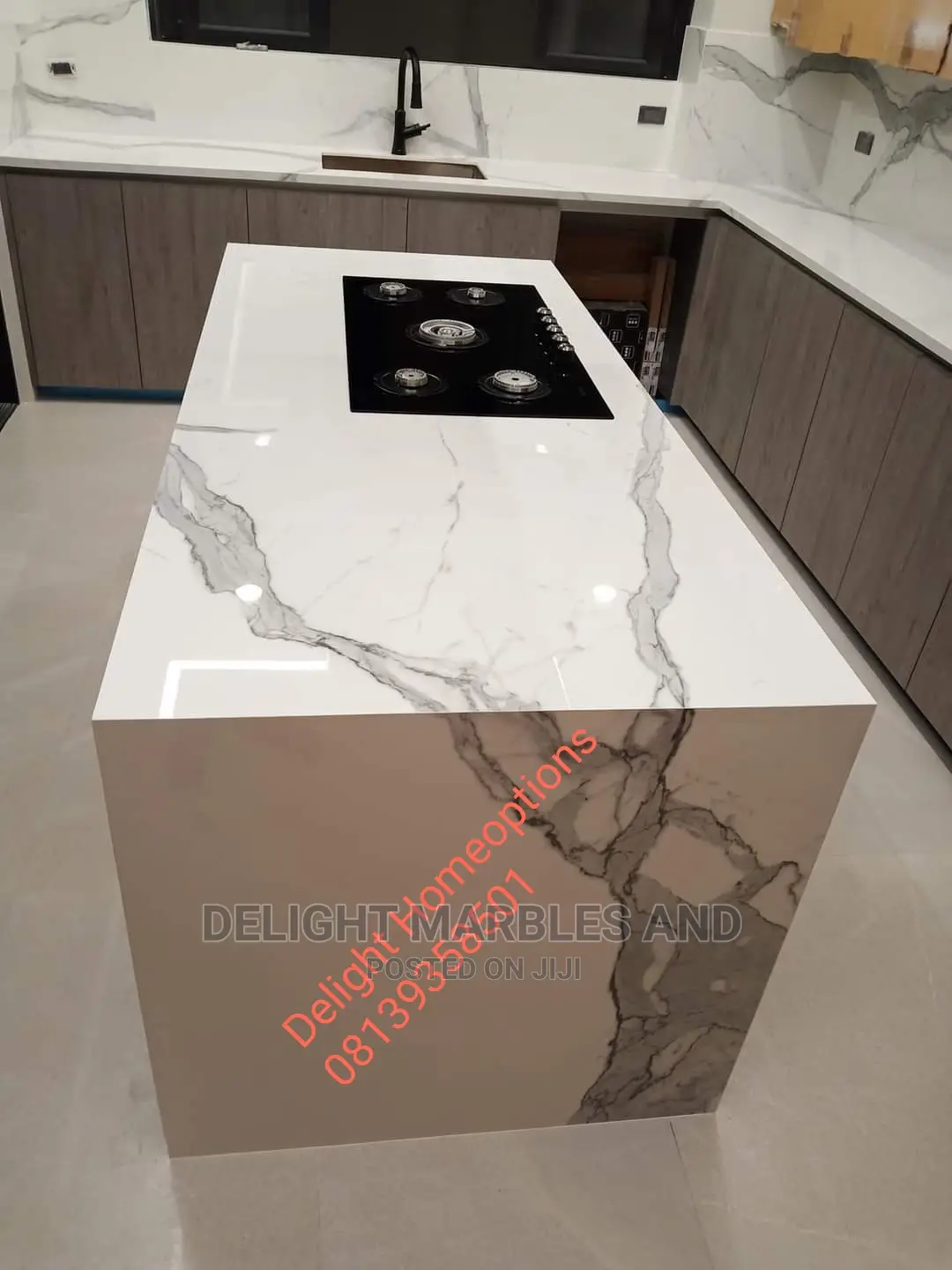 Imported Quality White Marble Kitchen Counter Tops.