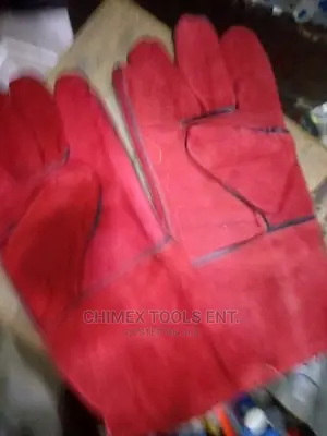Welding Hand Glover Red Colour Long Welding Gloves