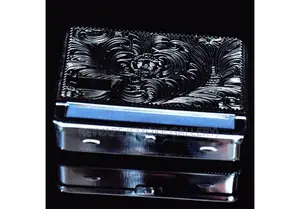Metal Automatic Cigarette Tobacco Roller Machine Box With St