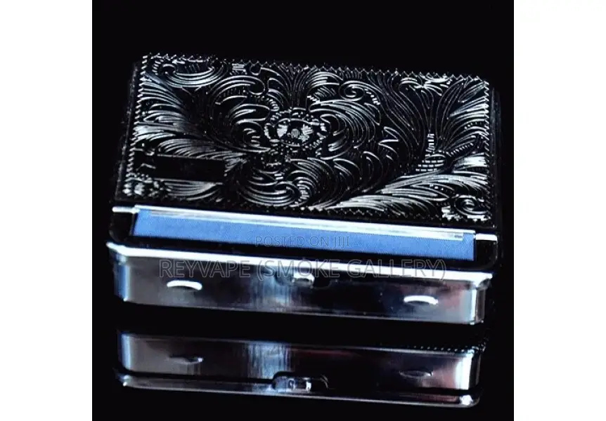 Metal Automatic Cigarette Tobacco Roller Machine Box With St