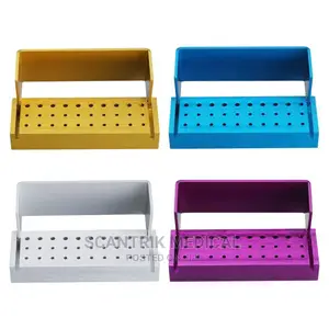 30 Holes Dental Bur Stand Block Autoclave Disinfection Steri