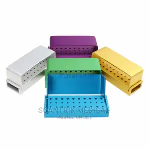 30 Opening Holes Bur Disinfection Box Aluminum