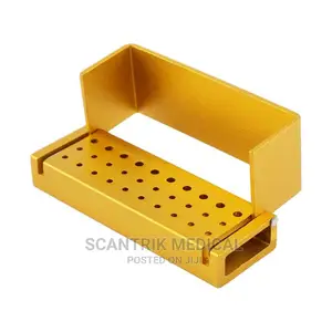 Bur Organizer Opening Box Case With Cover Reusble - Gold
