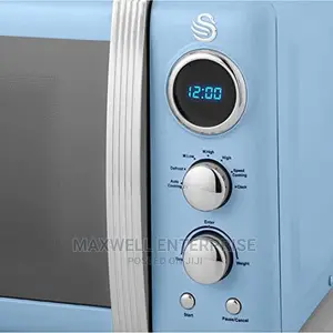 Swan Digital Microwave Blue
