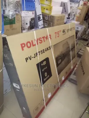 Original Polystar TV 75" LED Android Smart Netflix Youtube