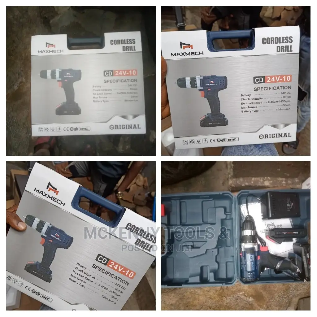 Maxmech Cordless Drill Maxmech Cd 24v-10