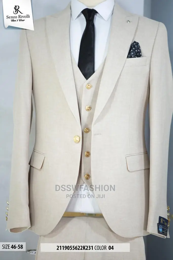 Exclusive 3 Piece Turkish Suits + Free Tie or Cufflinks