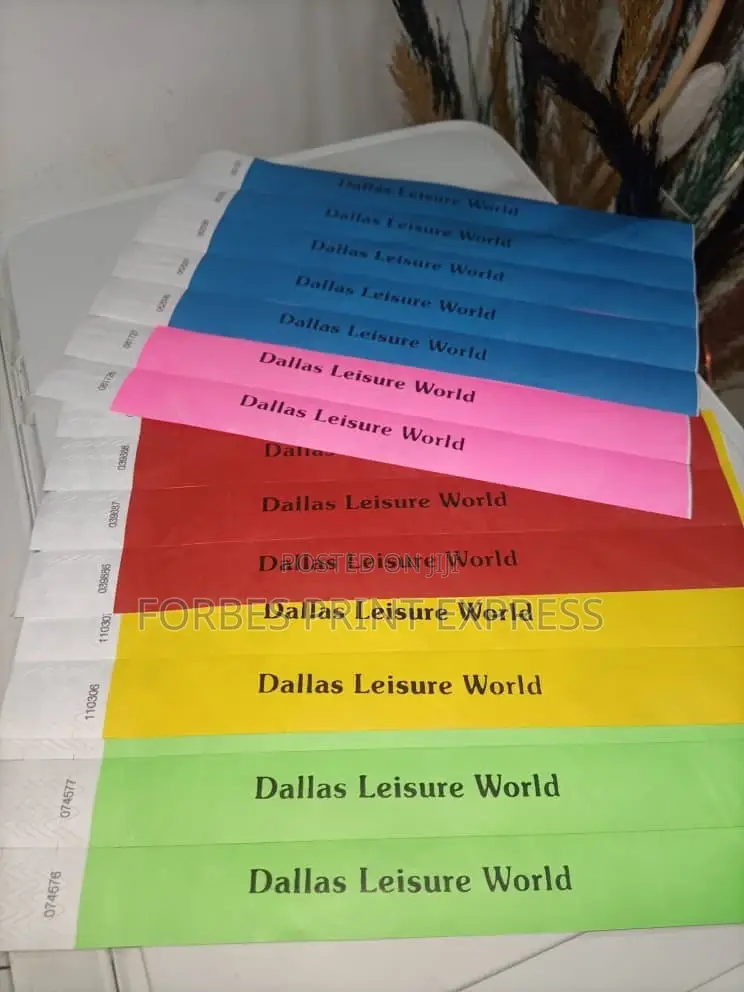 Event Paper Wristband
