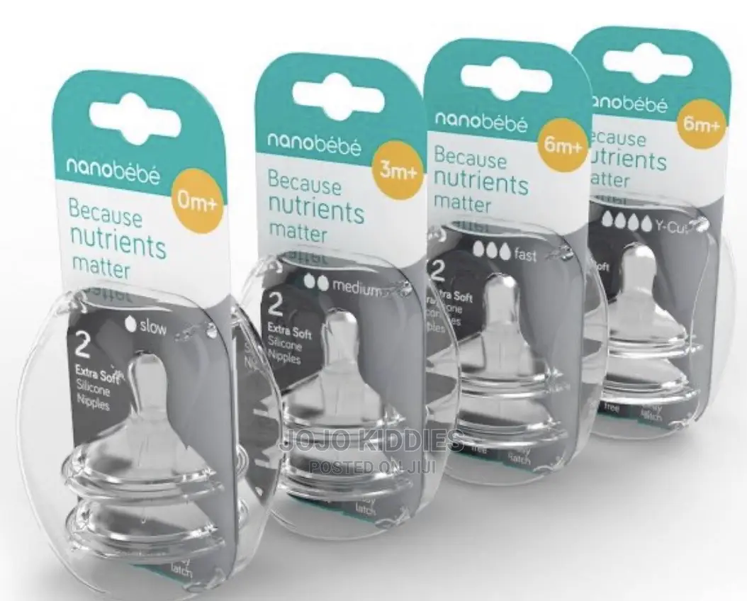 Nanobebe Bottle Nipple 6M+