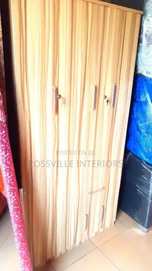 Standard 3 Doors Wardrobe HDF 3ftby6ft