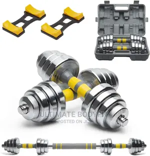 Brand New 30kg Chrome Adjustable Dumbbell