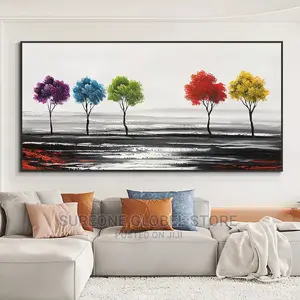 Landscape Design Artwork With Tiny Frame