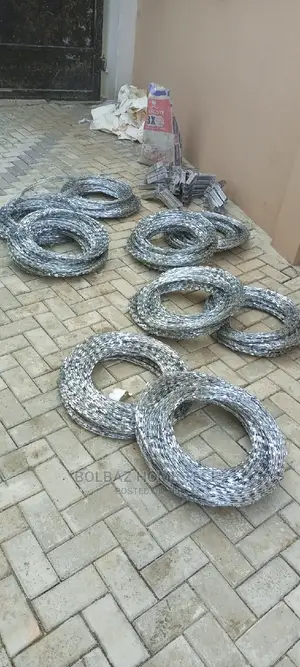 Razor Barb-Wire; Original Galvanized.