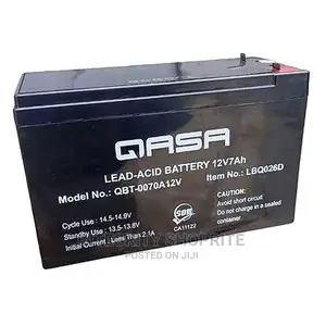 Qasa Rechargeable UPS Fan Replacement Battery 12V 7ah