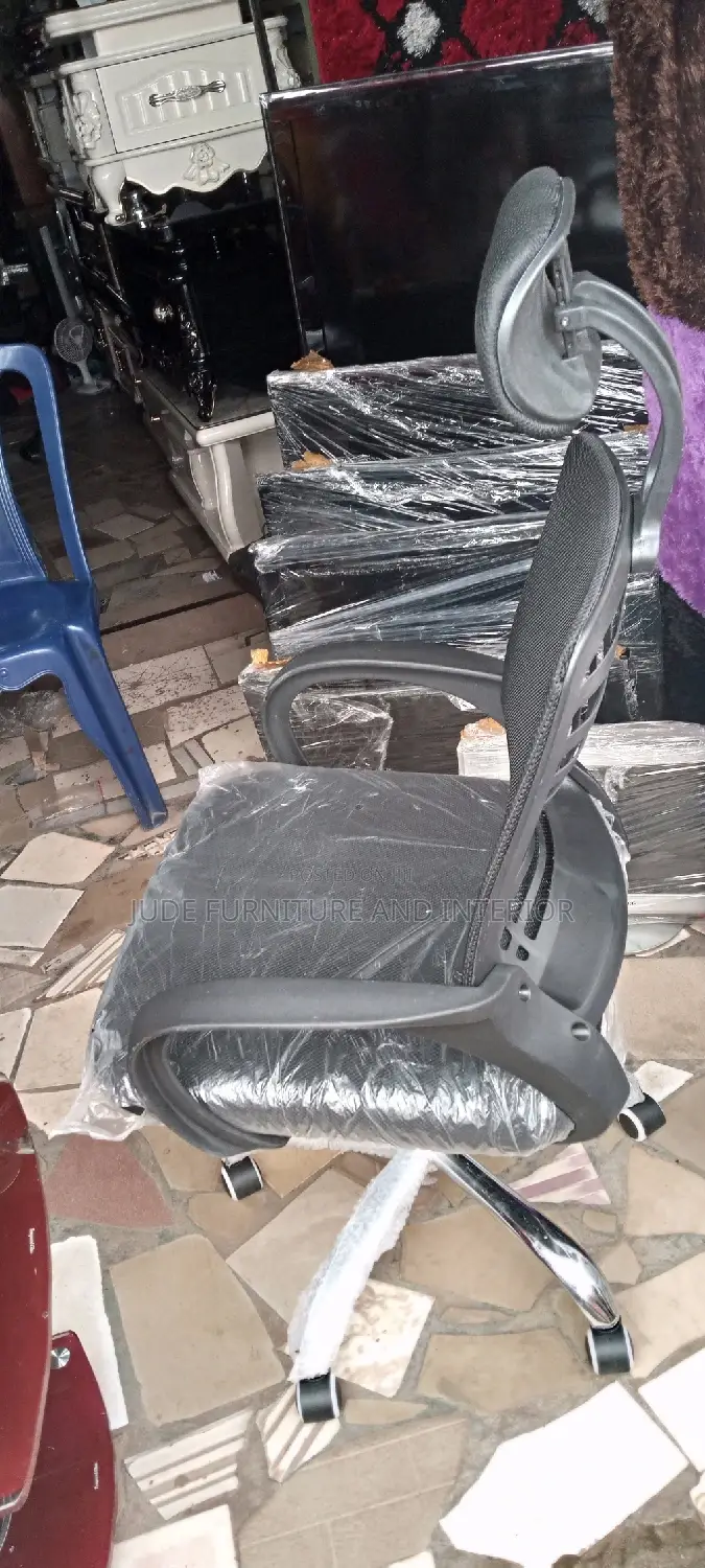 Office Chair With Headrest Available