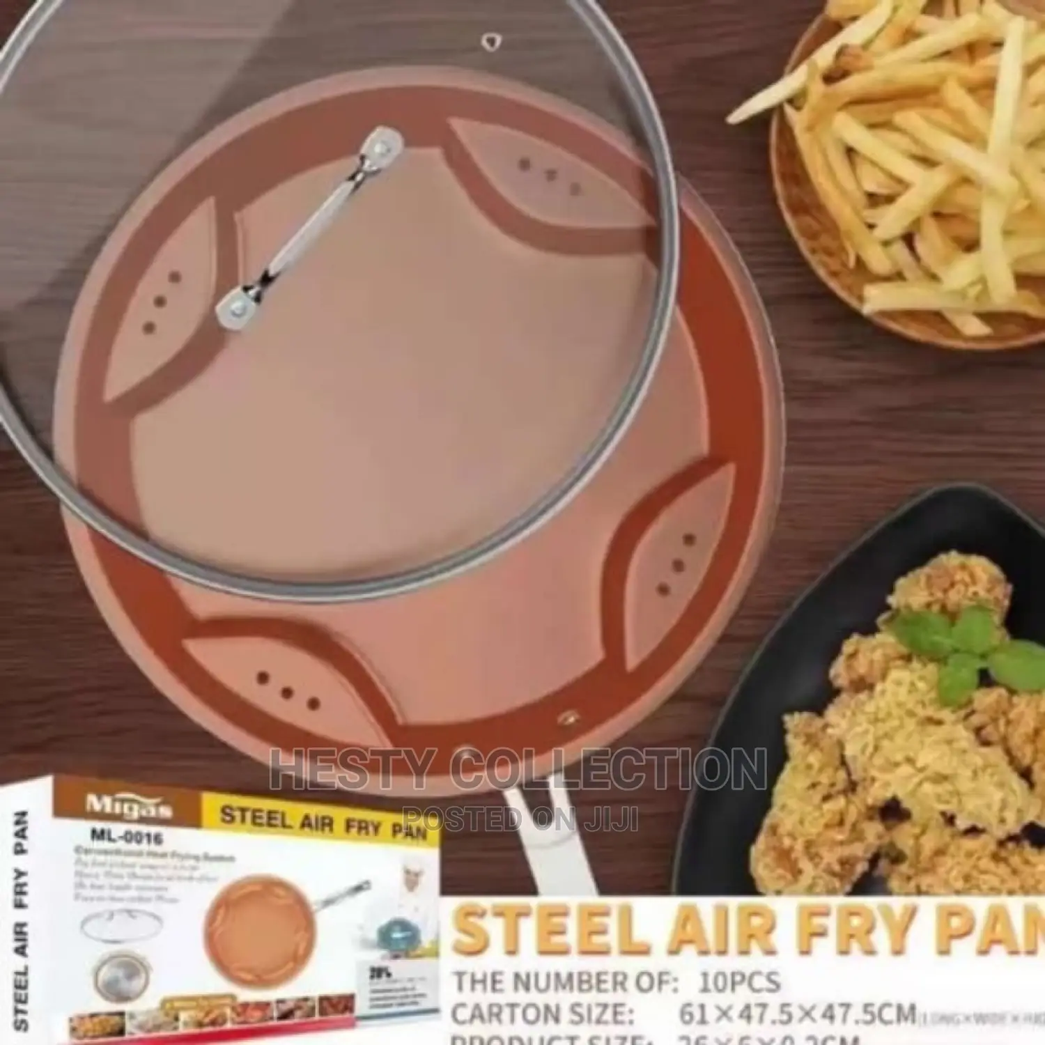 Steel Air Fryer Pan