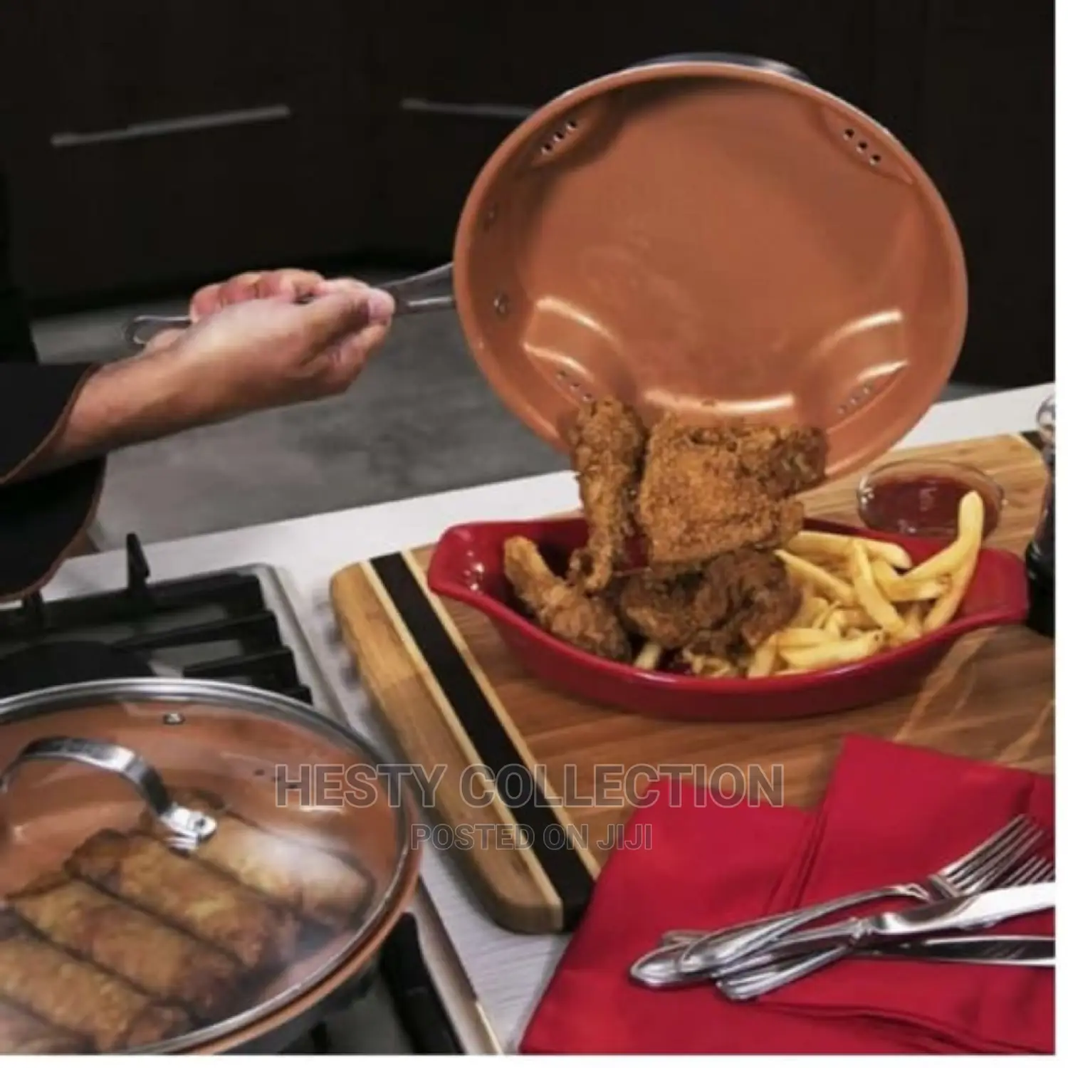 Steel Air Fryer Pan