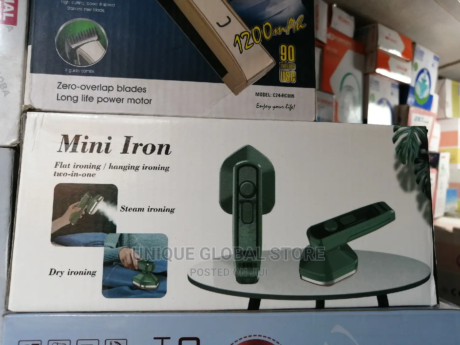 Mini 2 in 1 Dry and Streaming Iron