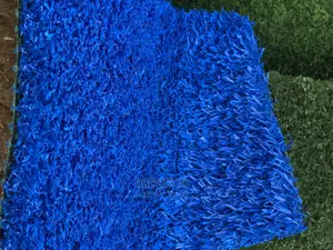 Blue Color Grass Rugs 25mm