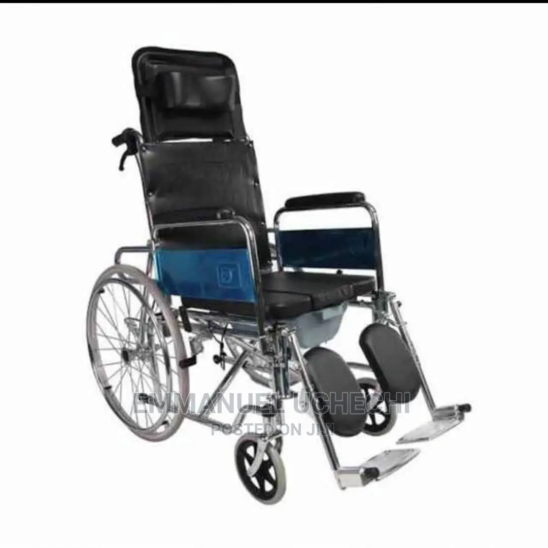 Collapsible Commode Wheelchair
