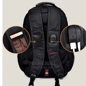 Waterproof Multifunction Backpack With Usb Charging Port