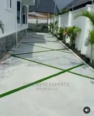 Clean Stamped Concrete Floor