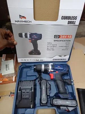 Maxmech Cordless Drill Cd 24v-10 Maxhech Battery 24V