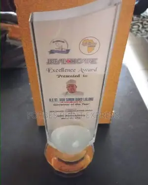 Crystal Award Plaque