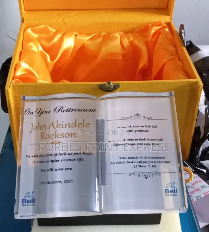 Award Trophy In