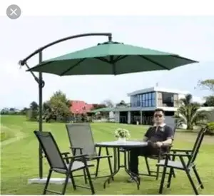 Outdoor Folding Chairs With Tables and Unbrella