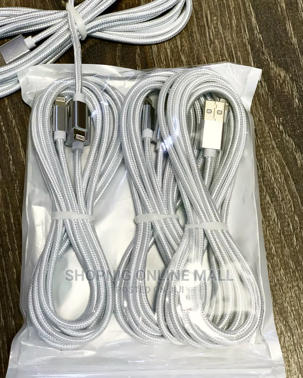 3 in 1 10ft iPhone Charging Cable
