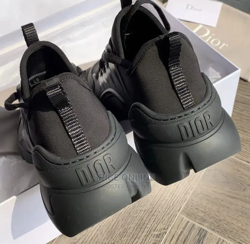 MP: Dior Black D-Connect Neoprene Sneakers