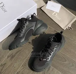 MP: Dior Black D-Connect Neoprene Sneakers