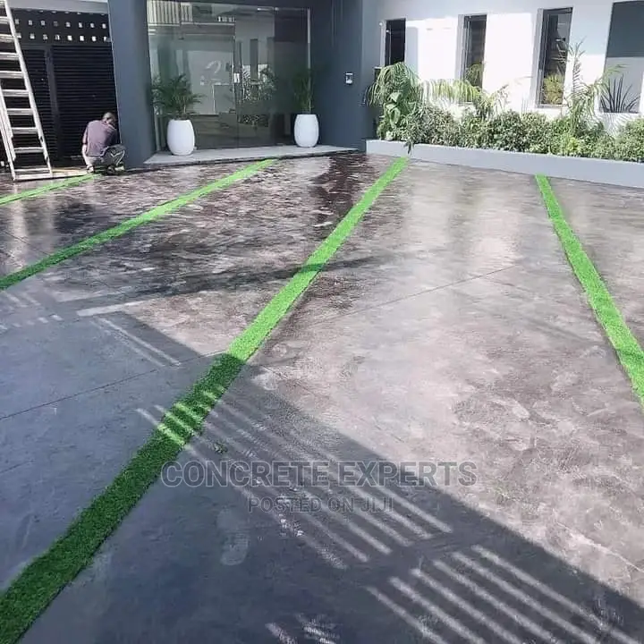 Smooth Concrete Stamped Floor