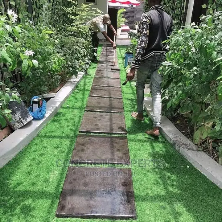 Smooth Concrete Stamped Floor