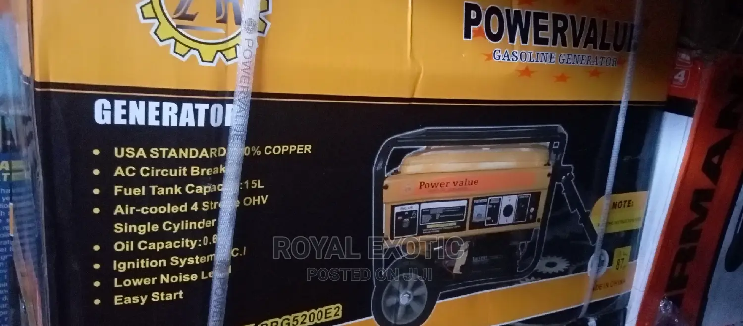3.5kva Original Power Value With Key Starter and 100%