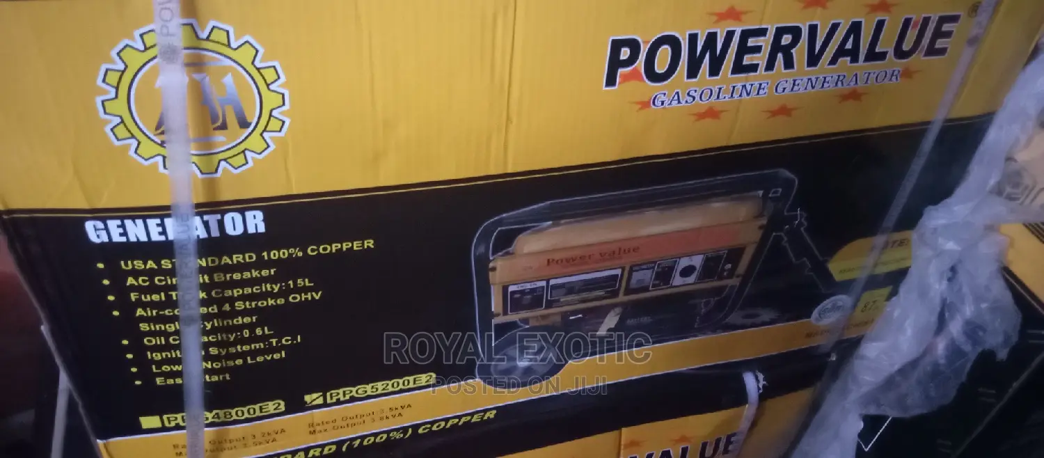 3.5kva Original Power Value With Key Starter and 100%