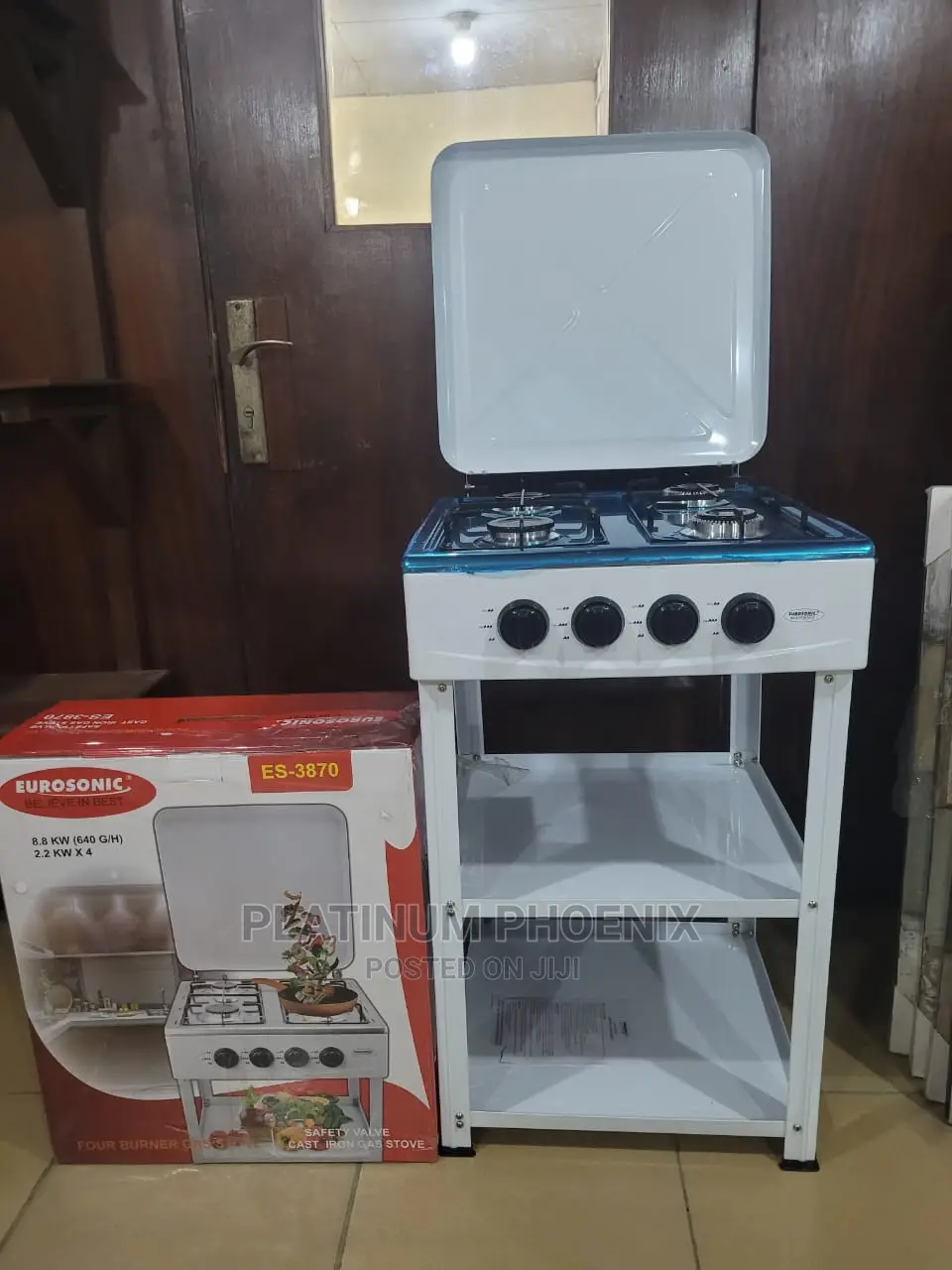 Four Face Standing Gas Without Oven