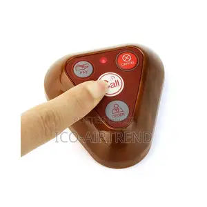 5pcs Waiter Call Button And Restaurant Calling System Panel
