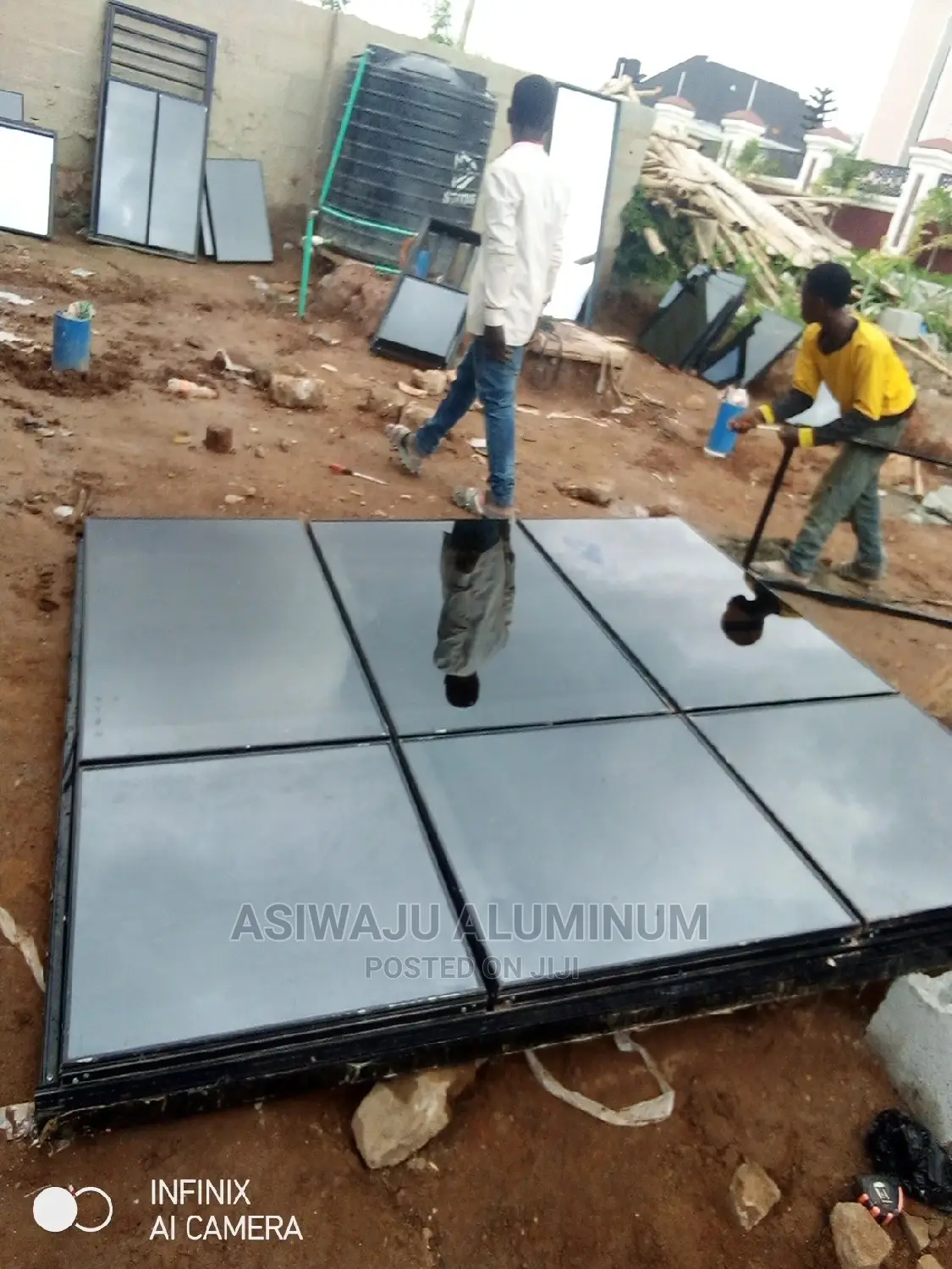 Aluminum Cutting Wall With Transome Material