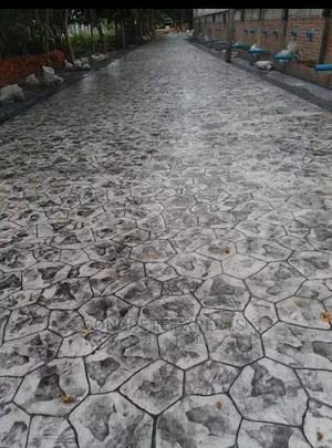 Zazu Stamped Concrete Floor